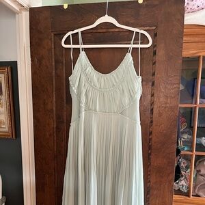 Gorgeous dress by Reiss. Mint color. Perfect for a summer wedding guest look.